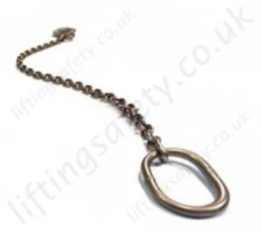 Stainless Steel, Grade 60 316L, Pump Lifting Chain with Lifting Rings at 1m Intervals, WLL 400kg to 6300kg