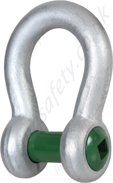 Green Pin G-4169 Square Sunken Hole Bow Shackle, Range from 2 tonne to 17 tonne