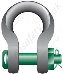 Green Pin Fixed Nut Sling Shackle