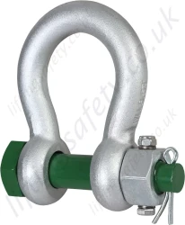 G 4143 Green Pin Bow Shackle