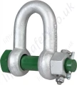 GreenPin bow and dee shackles with fixed pin - Avoid the risk of accidentally releasing a load when it is under dynamic load or when exposed to extreme vibration.