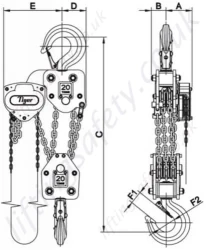 20-0t Tiger Ss20 Dimensions