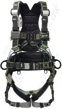 Miller "R7 OFFS" Revolution 2 Point Fall Arrest Harness, Front and Rear Anchorage (front webbing loops) and Work Positioning side D-rings