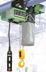 Atex Certified Electric Hoist And Push Travel Trolley