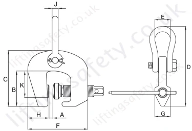 Crosby Ipsc10 Dimensions