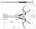 Fork Lift Truck Car Mover Attachment Dimensions