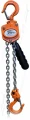 Variable use lever operation chain hoist for lifting, lowering, pulling & fastening.