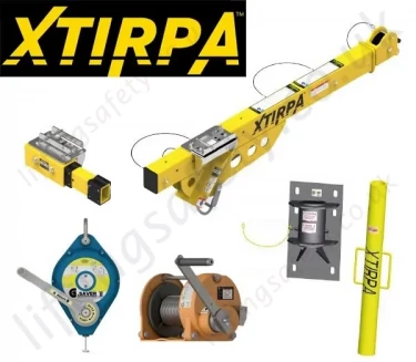 Xtirpa 1200mm Reach Wall Mount Davit Kits