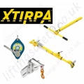 Complete pole hoist kit, including T-bar leg and arm with optional lateral entry adaptor and fall arrestor