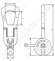 Spread Anchor Ring Clutch Dimensions