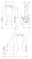 G2100 Shackle Dimensions