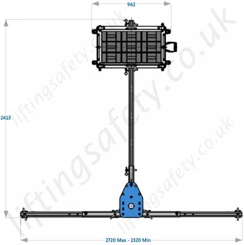 Counterweight Base Footprint