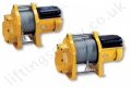 Lightweight, fast and portable single phase winches. Supplied fitted with wire rope.