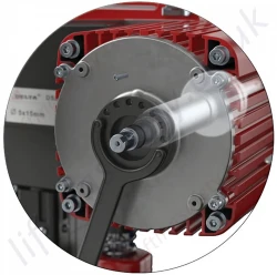 Easily Reachable And Adjustable Slip Clutch