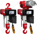 400v 3ph 50hz electric hoist with options for hook, lug or trolley suspension and an optional radio remote. 125kg to 5000kg Capacity