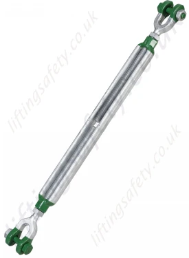 Green Pin G-6333 Polar Jaw & Jaw Turnbuckles with Nut and Cotter Pin, WLL Range from 1.0 to 12.7 Tonne