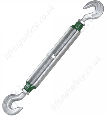 Green Pin G-6312 Hook & Hook Turnbuckles, WLL Range from 0.54 to 2.27 Tonne