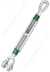 Green Pin G-6315 Eye & Jaw Turnbuckles, WLL Range from 0.54 to 34.0 Tonne