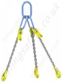 Gr 80 3 Leg Sling Hooks With Clutches