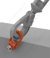 M12 Swivel Lifting Point In Use