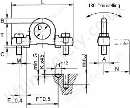 Rud  rbg-3 load ring dimensional drawing