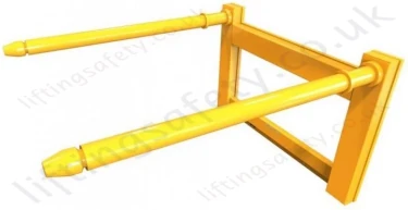 Fork Lift Truck Carriage Mounted Big Bag Tines. 70mm Diameter Pin - 1000kg or 2000kg