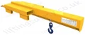 Low Liner Jib for mounting directly to a forklift trucks tines.