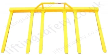 "Six Fork" Fork Truck Attachment, Fixed Tines (Not Adjustable) Made To Customers Specifications.