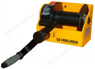 Verlinde MV Worm Declutchable Drum Geared Hand Winch - Range from 0.25t to 3.0t