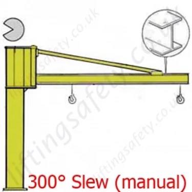 Donati GBA H3 'I' Profile Overbraced Jib Crane - upto 2000kg SWL